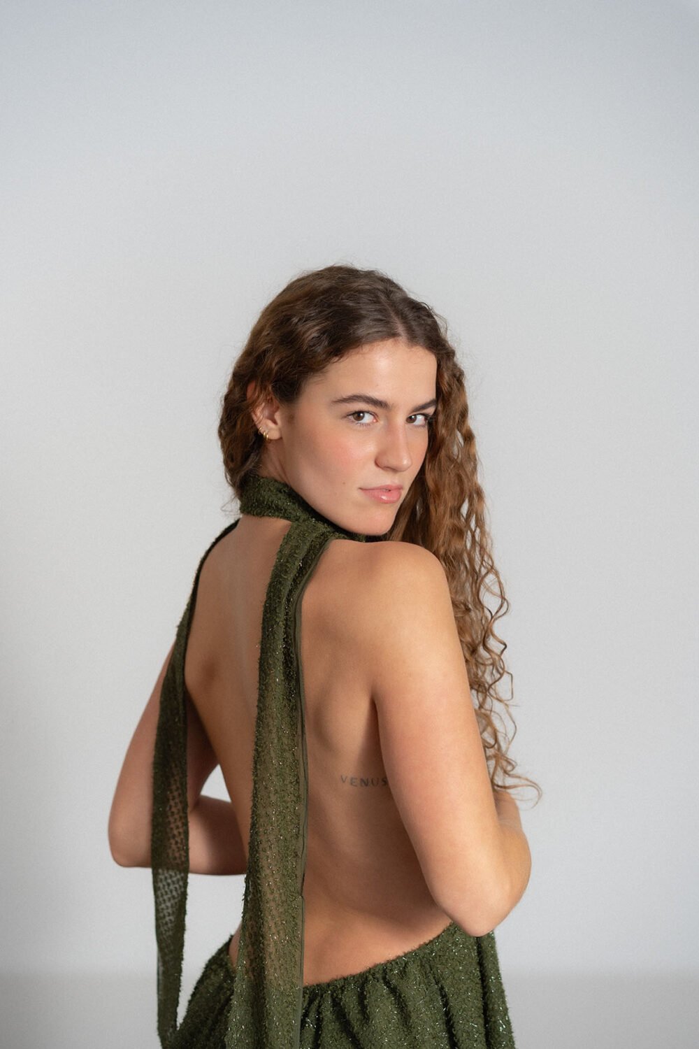 Halter Mini Dress - Image 5