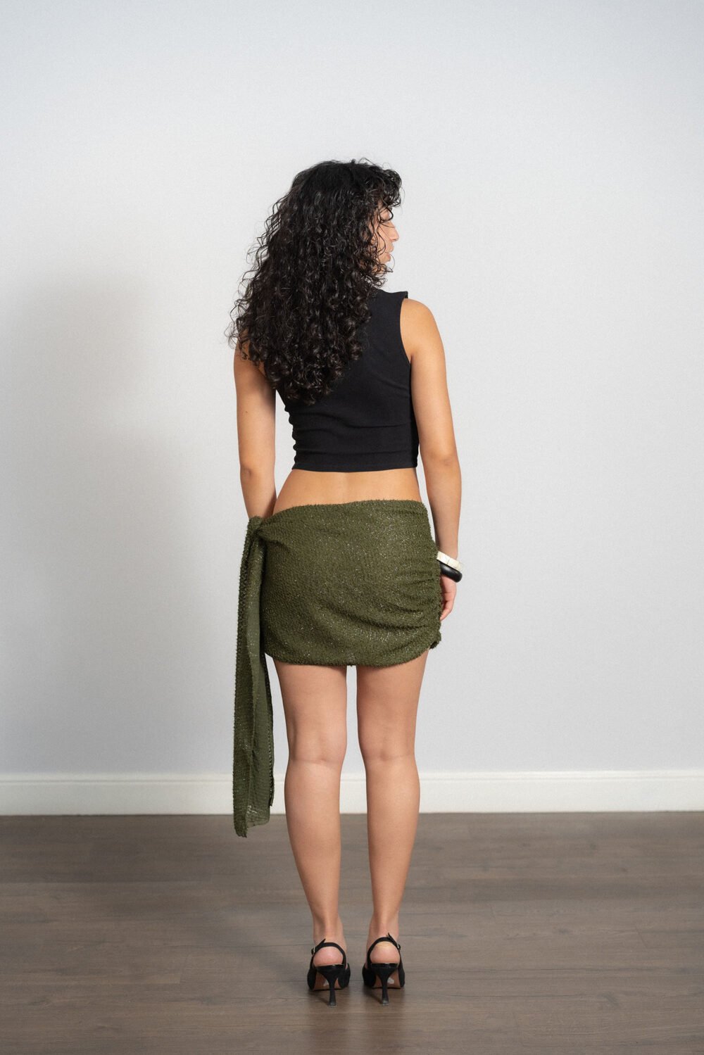 Draped Mini Skirt - Image 6