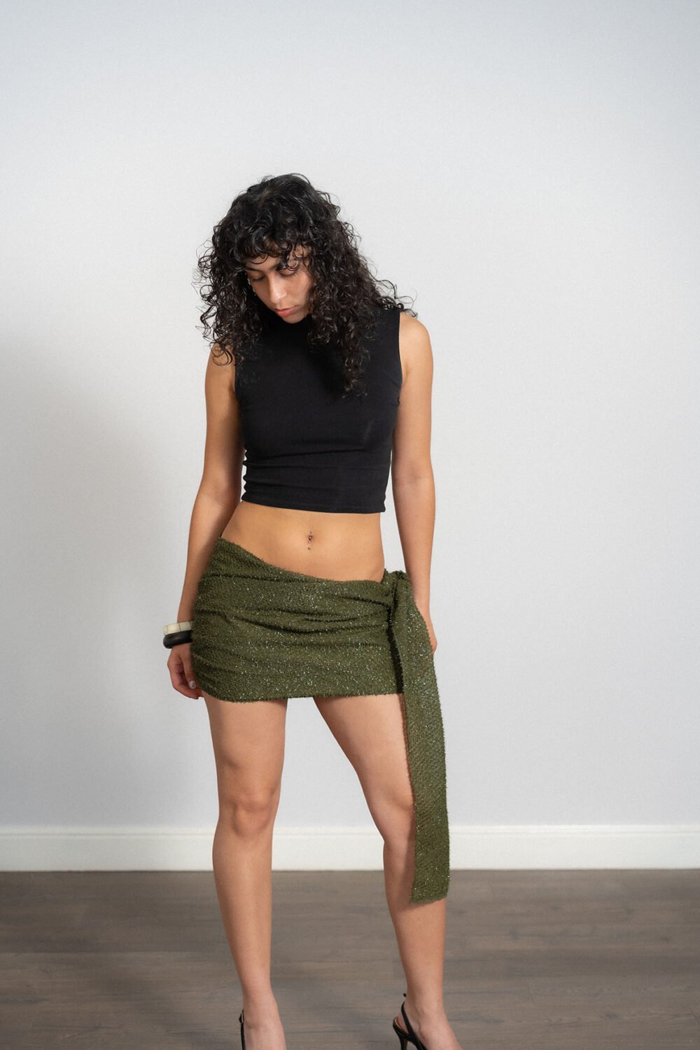 Draped Mini Skirt - Image 5