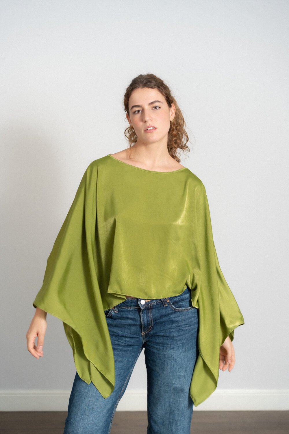Silk Poncho - Image 3