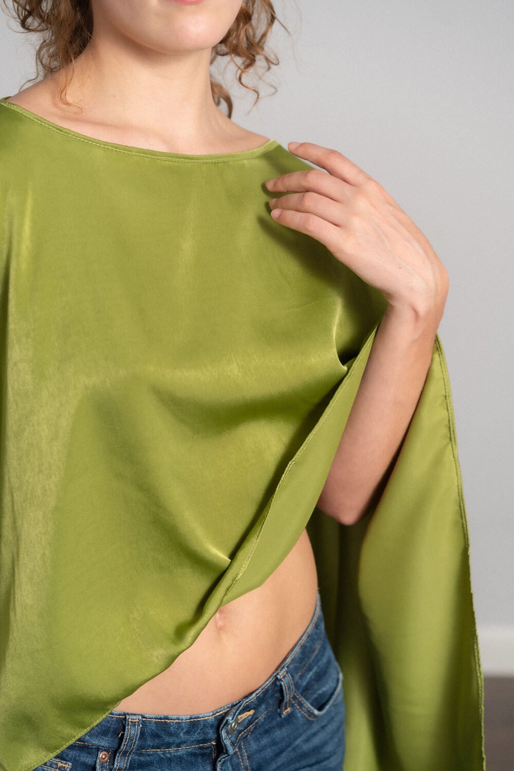 Silk Poncho - Image 4