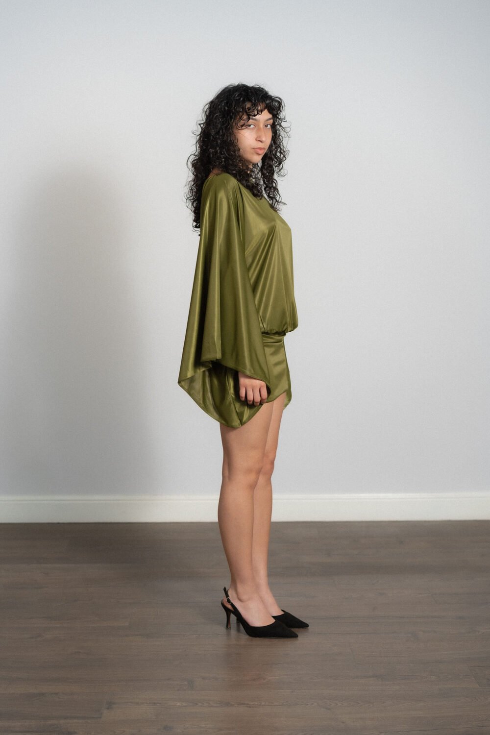 Batwing Mini Dress - Image 2