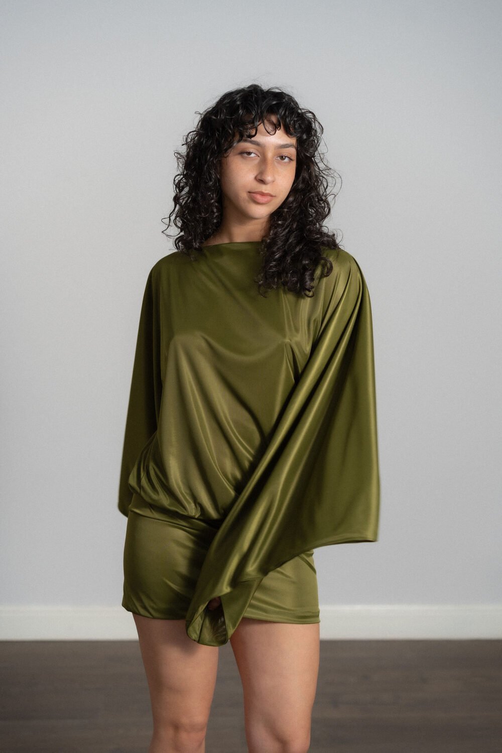 Batwing Mini Dress - Image 6