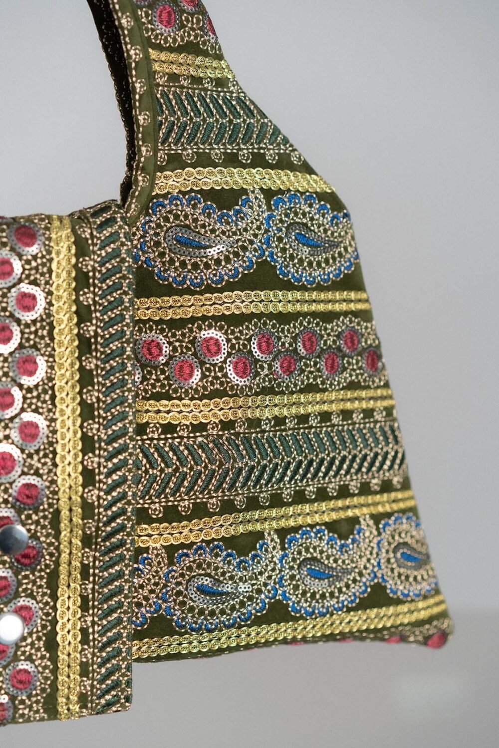 Embroidered Handbag - Image 4